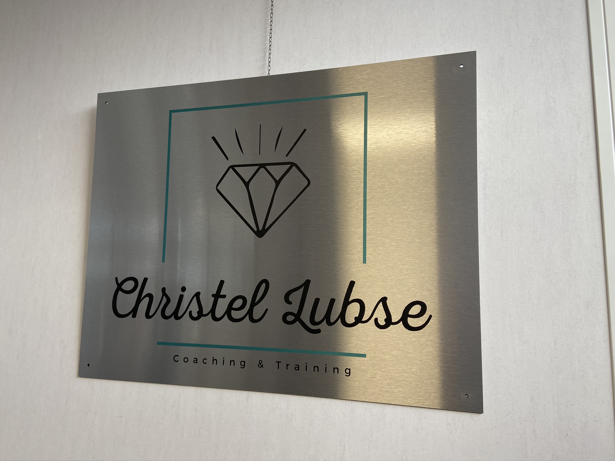 Foto op Dibond Butler Finish - geborsteld aluminium